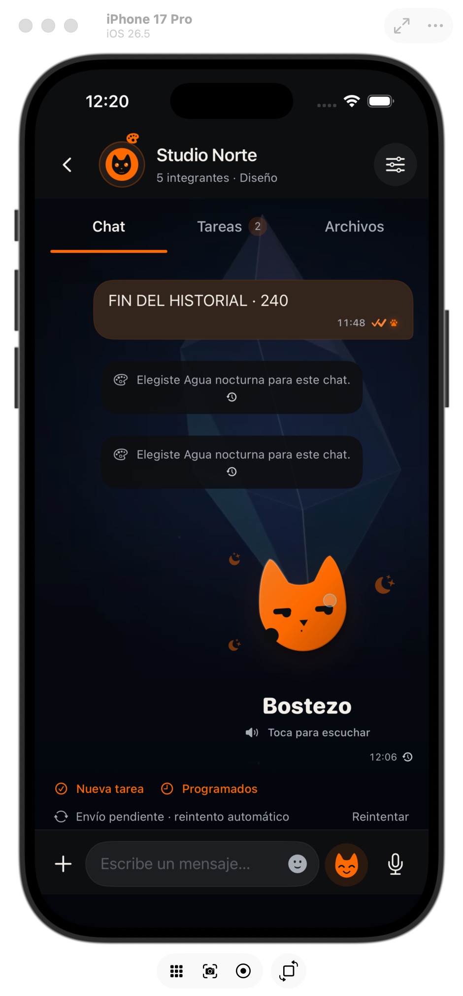 Captura real de Myaow